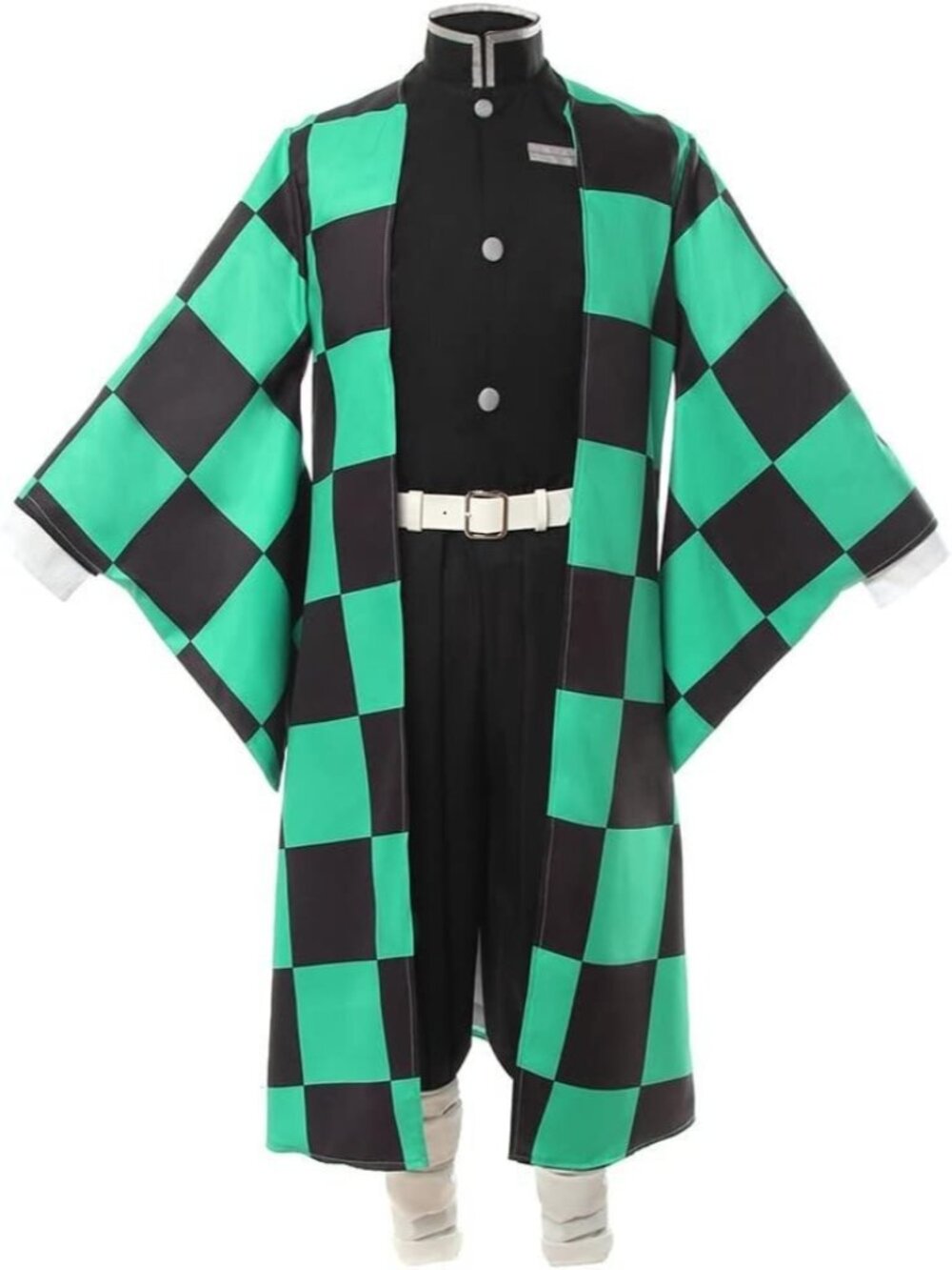 Tanjiro Adult Anime Cosplay Full Set Kimono Uniform Halloween Costume SMALL